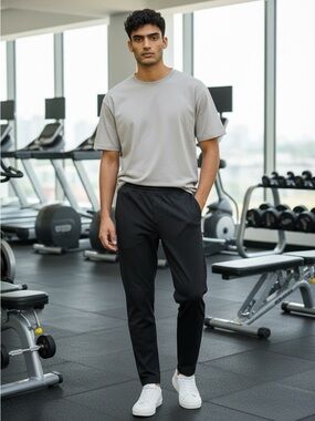 Outdoor Voices Performance Jogger Pants Sz XL Black Gym Fitness